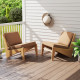Outdoor Patio Cushion Set with Removable Covers