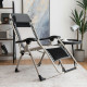 2 Pieces Adjustable Padded Lounge Recliner with Removable Head Pillow