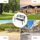 50 Inch Patio Park Steel Frame Cast Iron Backrest Bench Porch Chair