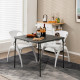 Folding Camping Table with HDPE Tabletop and Rustproof Steel Frame