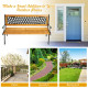 2-Day Delivery Outdoor Cast Iron Patio Bench